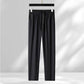 Herren elastisches 2-teiliges Set aus Eisseide: Kurzarm-Hemd und lange Hose