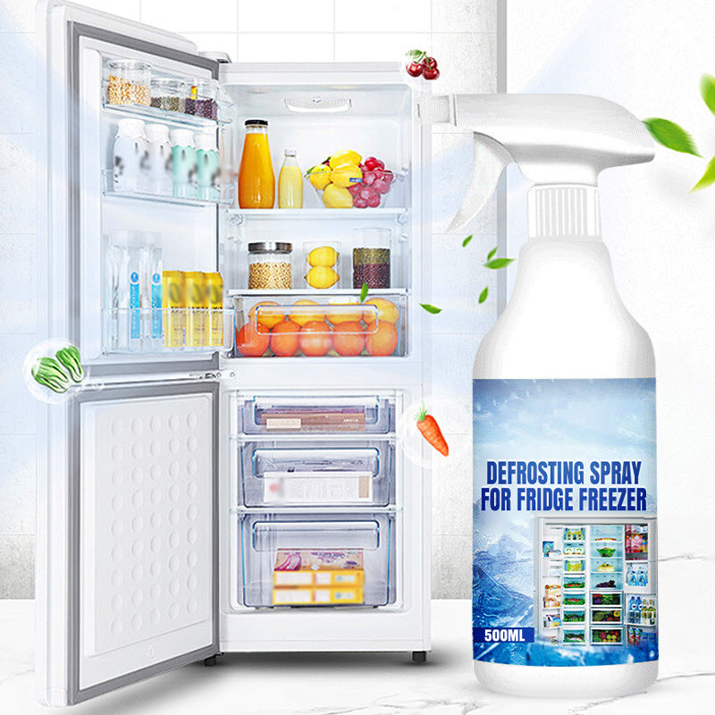 🏠KAUFE 2, ERHALTE 1 GRATIS 🧊Enteisungsspray für Kühlschrank/Gefrierschrank🎁(Mit kostenlosem Spatel)