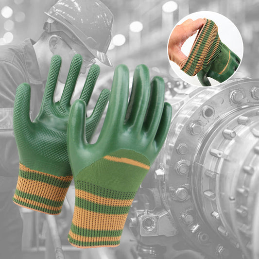 💥 50% OFF🎁 Rubber Coated Work Gloves with Knit Wrist Cuff（Werde ein fliegender Spider-Man）