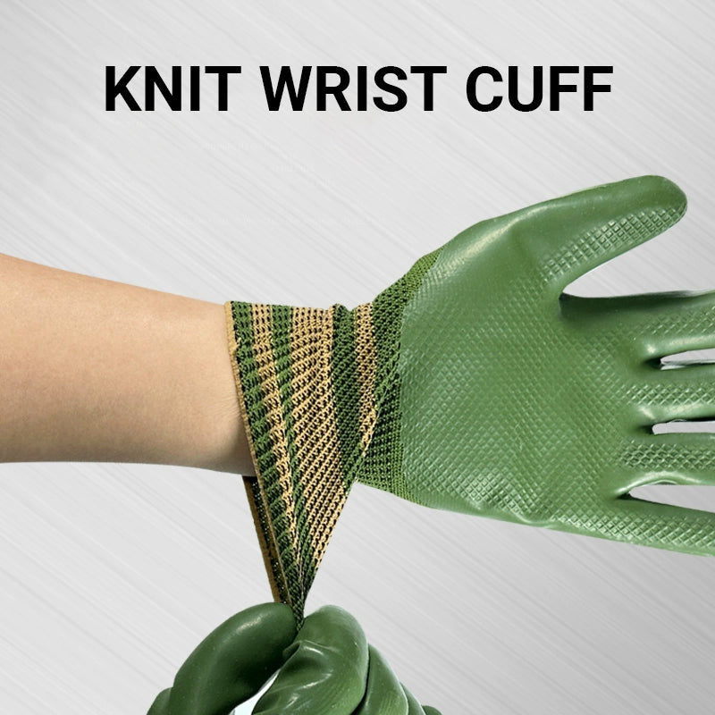 💥 50% OFF🎁 Rubber Coated Work Gloves with Knit Wrist Cuff（Werde ein fliegender Spider-Man）