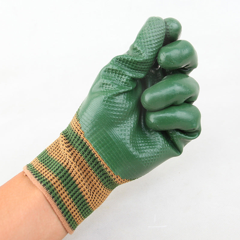 💥 50% OFF🎁 Rubber Coated Work Gloves with Knit Wrist Cuff（Werde ein fliegender Spider-Man）