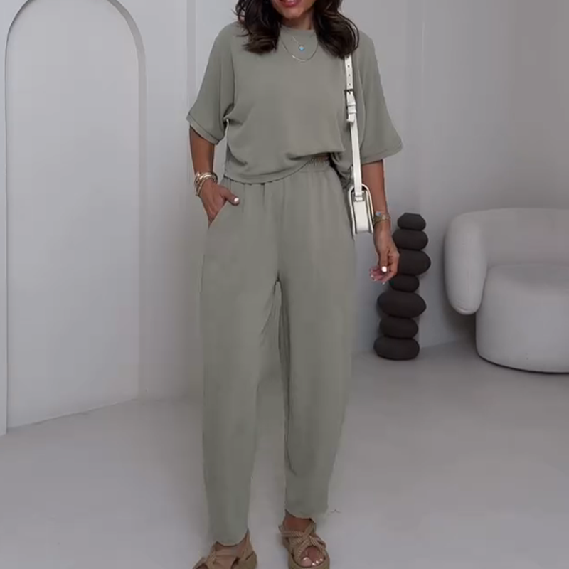 Damen lockeres zweiteiliges Freizeit-Set