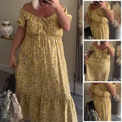 🔥Lässiges, lockeres Blumenkleid für Damen