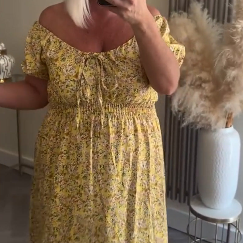 🔥Lässiges, lockeres Blumenkleid für Damen