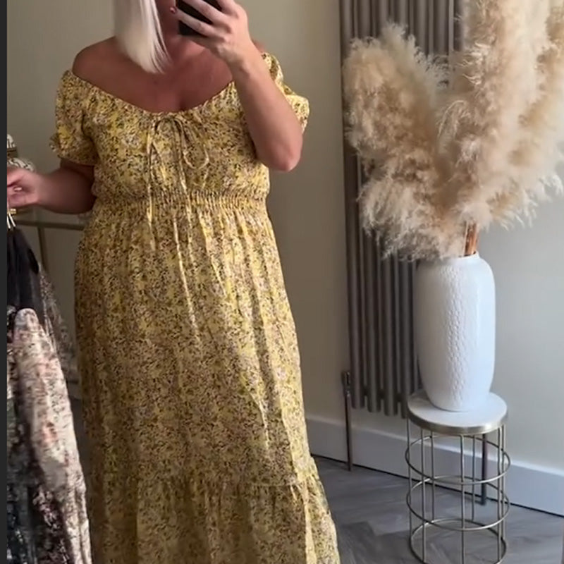 🔥Lässiges, lockeres Blumenkleid für Damen