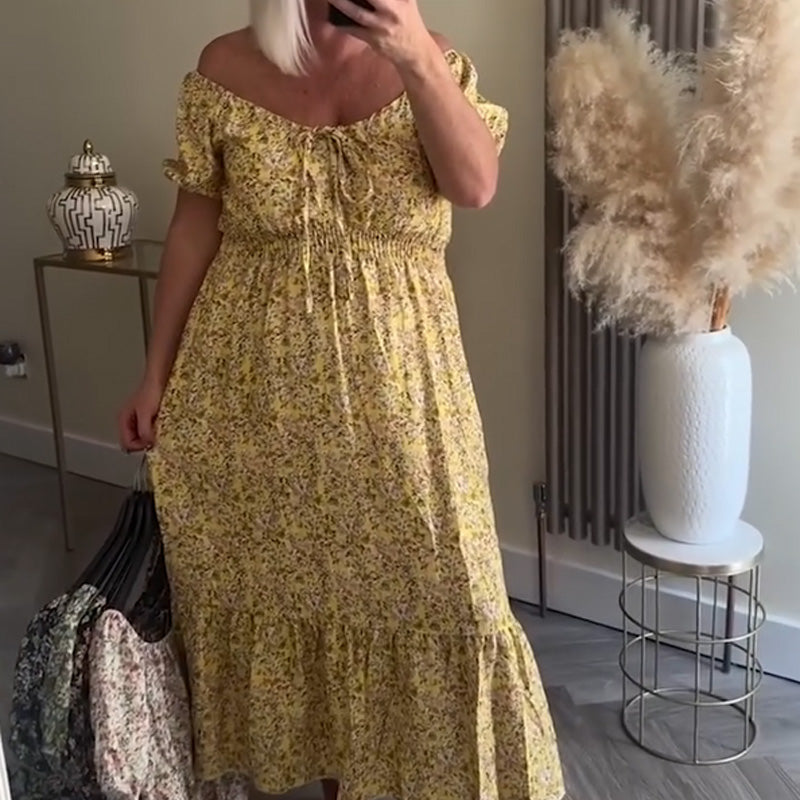 🔥Lässiges, lockeres Blumenkleid für Damen