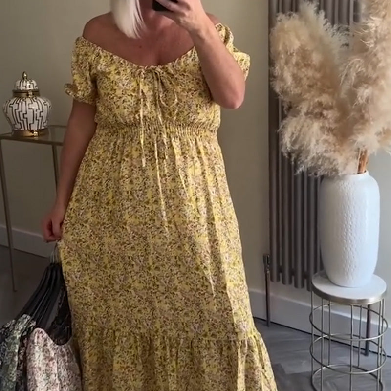 🔥Lässiges, lockeres Blumenkleid für Damen