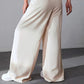 ✨2025 Neue Produkte💕Einfarbige Hose mit hohem Bund und weitem Bein für Damen