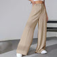 ✨2025 Neue Produkte💕Einfarbige Hose mit hohem Bund und weitem Bein für Damen