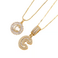 ✨Gold Alphabet Anhänger Halskette