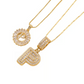 ✨Gold Alphabet Anhänger Halskette