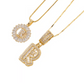 ✨Gold Alphabet Anhänger Halskette