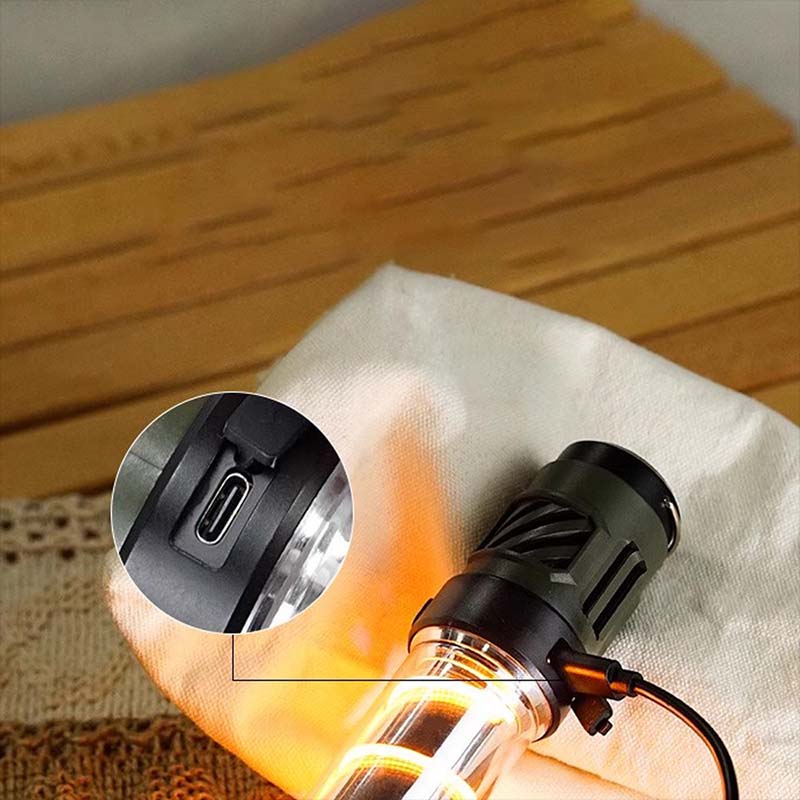 Multifunktionaler, wiederaufladbarer, tragbarer Moskitoschutz und Campinglampe in einem
