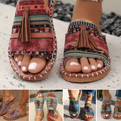 ✨✨Damen-Sandalen mit Boho-Print