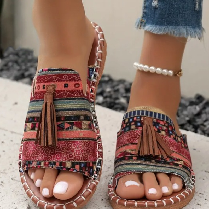 ✨✨Damen-Sandalen mit Boho-Print