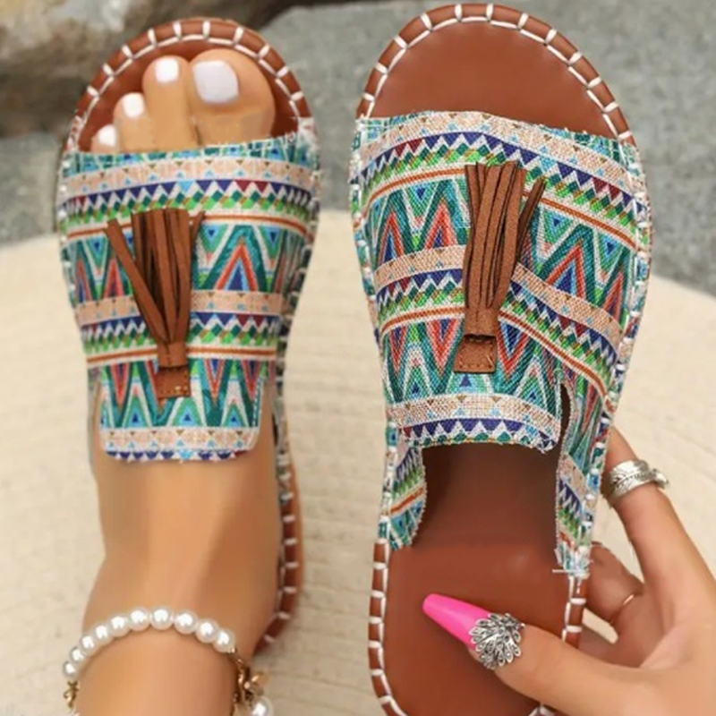 ✨✨Damen-Sandalen mit Boho-Print