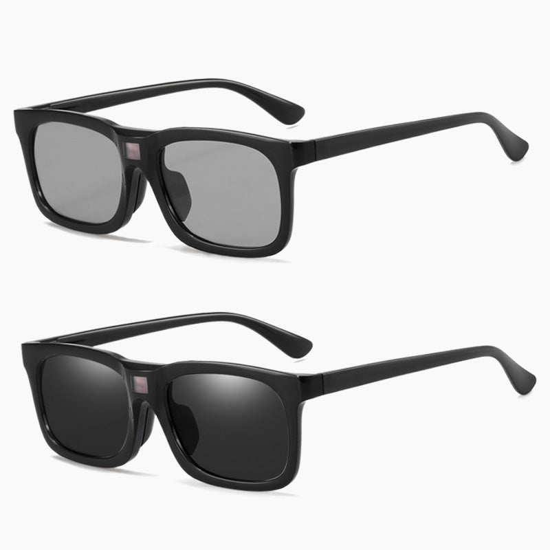 🔥Modische polarisierte Sonnenbrille mit Lichtsensorik-Technologie