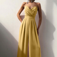 💥Einfarbiger, taillenverschlankender, gerader Jumpsuit mit Camisole für Damen