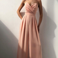💥Einfarbiger, taillenverschlankender, gerader Jumpsuit mit Camisole für Damen