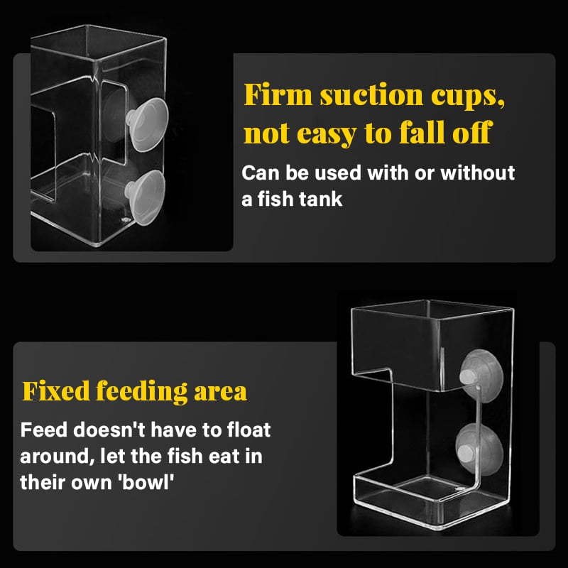 Aquarium Futterring und Tablett（Geben Sie den Fischen einen sauberen Lebensraum）