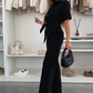 💕Button-Down-Jumpsuit mit Taillenband für Damen