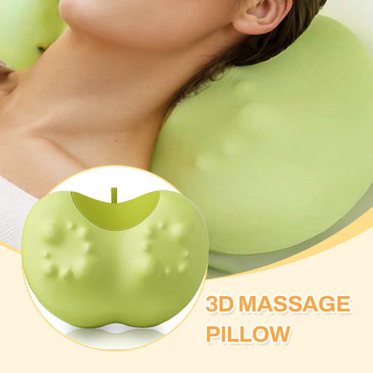 🔥3D-Knet-Nacken- und Rückenmassagekissen mit Wärme
