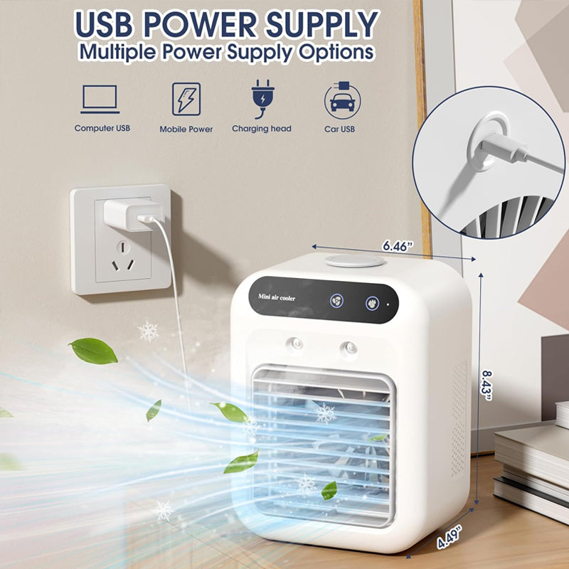 ⭐Mini Portable Air Conditioner Kühler Luftbefeuchter