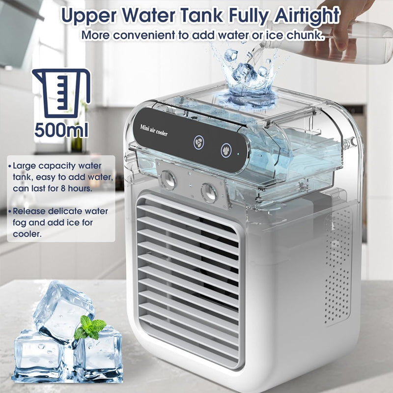 ⭐Mini Portable Air Conditioner Kühler Luftbefeuchter