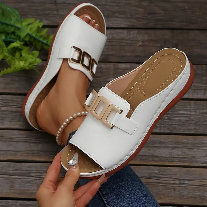 💞Bester Komfort – Bequeme orthopädische Keilsandalen für Damen