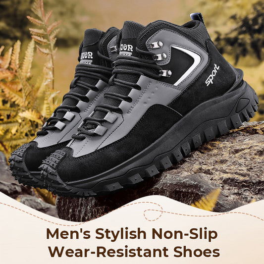 ⏰Zeitlich begrenztes Angebot 50 % Rabatt👟Herren-Outdoor-Wanderstiefel Arbeitsstiefel – wasserdicht, rutschfest, durchstichsicher und bruchsicher; korrekte Fußgewölbeunterstützung und breite Zehenkappe – geeignet für den Alltag und Outdoor-Abenteuer