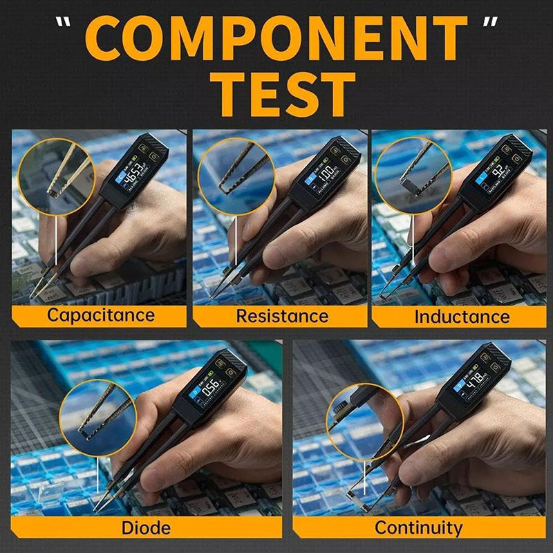 ⚡️Intelligentes digitales LCR-Meter mit Pinzetten-Tastkopf