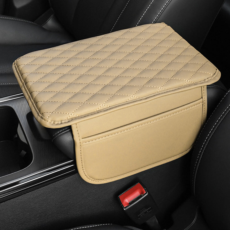 Universelles Armlehnenkissen aus Kunstleder für die Mittelarmlehne im Auto