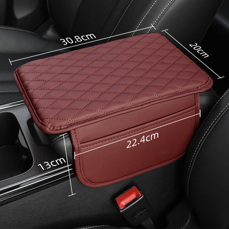 Universelles Armlehnenkissen aus Kunstleder für die Mittelarmlehne im Auto