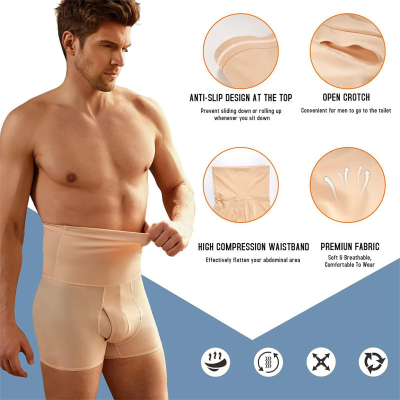 Tummy Control Shorts für Männer mit hoher Taille
