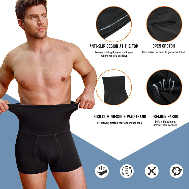 Tummy Control Shorts für Männer mit hoher Taille