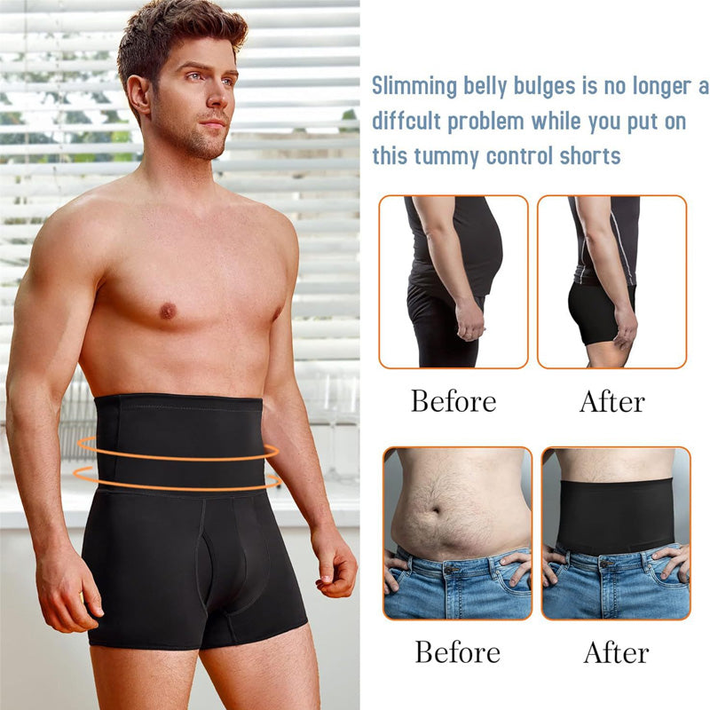 Tummy Control Shorts für Männer mit hoher Taille