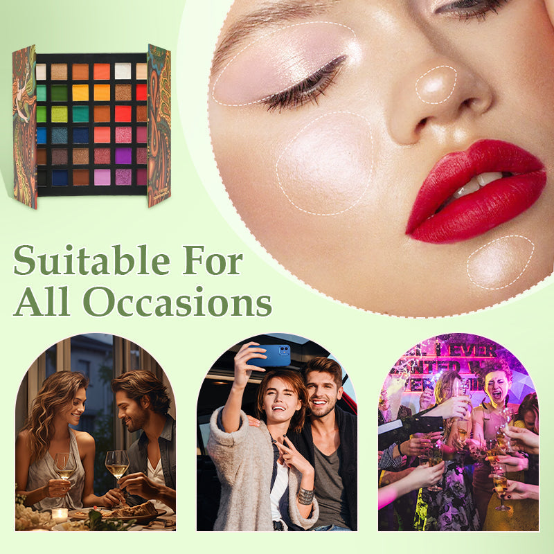 🎁Lidschattenpalette mit 36 vielseitig einsetzbaren Farben