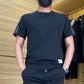 👖Zweiteiliges Sport-Set für Herren: Kurzarm-T-Shirt & Lange Hose
