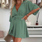 🦋Damen eleganter Kurzarm-Shorts-Jumpsuit