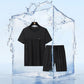 🔥Herren-Sommer-Trainingsanzug mit Kurzarmshirt & Shorts