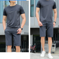 🔥Herren-Sommer-Trainingsanzug mit Kurzarmshirt & Shorts