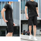 🔥Herren-Sommer-Trainingsanzug mit Kurzarmshirt & Shorts