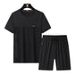 🔥Herren-Sommer-Trainingsanzug mit Kurzarmshirt & Shorts