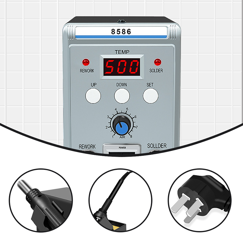 🔥Ermäßigte Preise für Sommerzeit mit 50% Rabatt🔥✨ 2-in-1 Heißluftlötstation