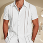 🎁Lässiges Button-Down-Kurzarmhemd für Herren
