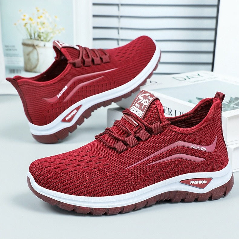 Damen Casual Atmungsaktiver Komfort Sneaker