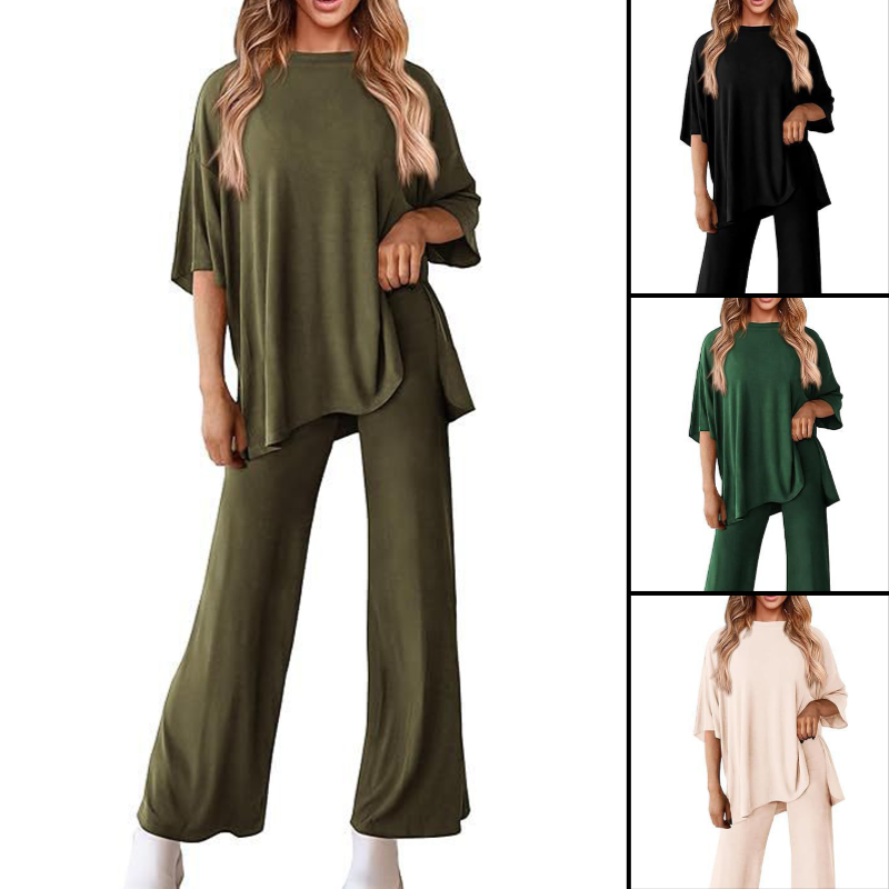 Damen Freizeit-Set: Oberteil und Hose