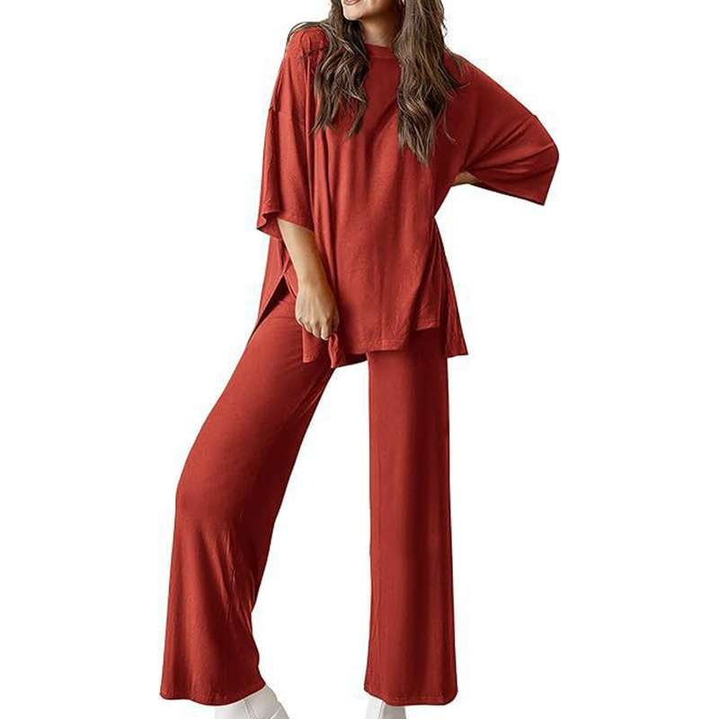 Damen Freizeit-Set: Oberteil und Hose