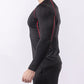 Langärmliges, enganliegendes Sportshirt für Herren – schnelltrocknend und bequem