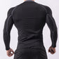 Langärmliges, enganliegendes Sportshirt für Herren – schnelltrocknend und bequem